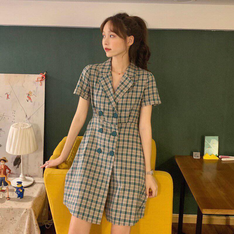 ĐẦM SỌC XANH NÚT