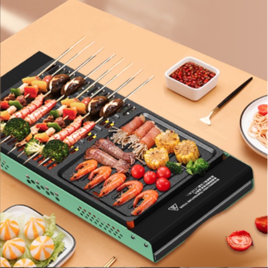 Bếp nướng Thịt BBQ Mint&amp;Black Không Khói, Dễ Vệ Sinh - hàng cao cấp ☘️ FREESHIP ☘️