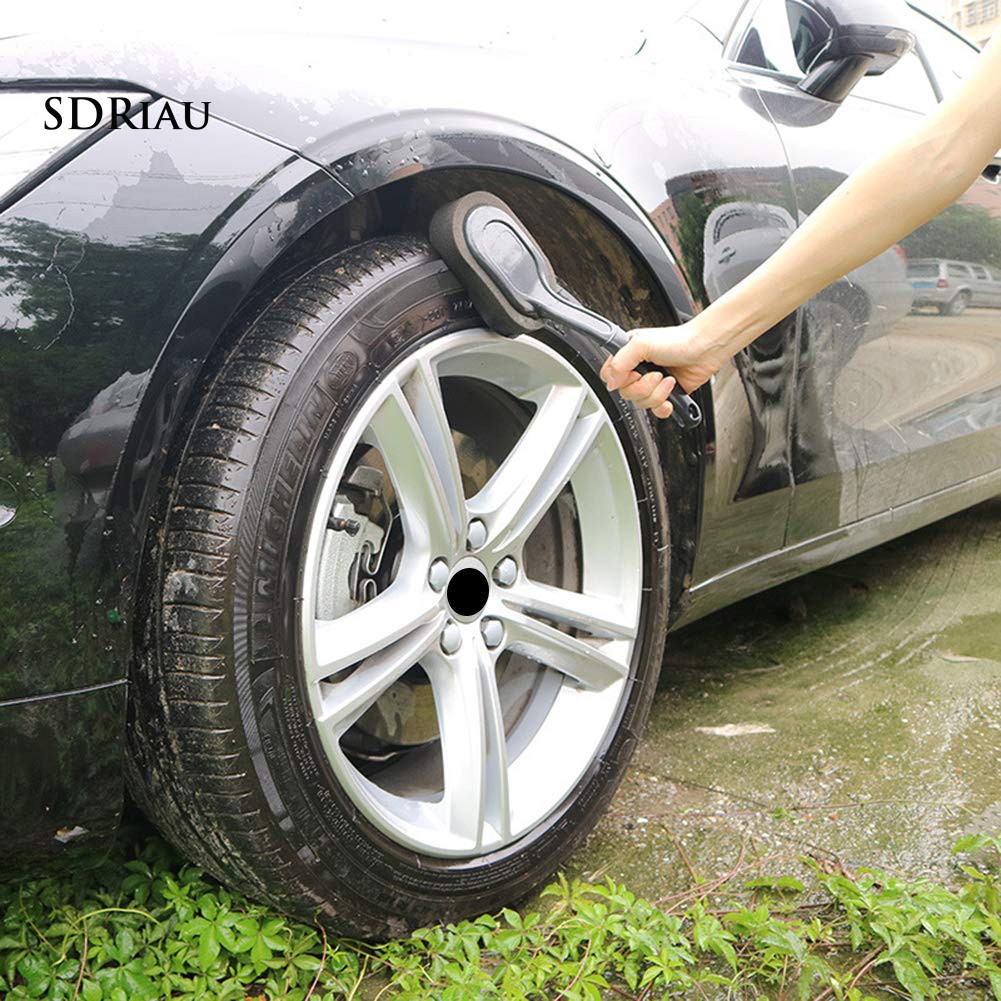 Cọ Đánh Bóng Bánh Xe Hơi Có Tay Cầm Dài Tiện Dụng