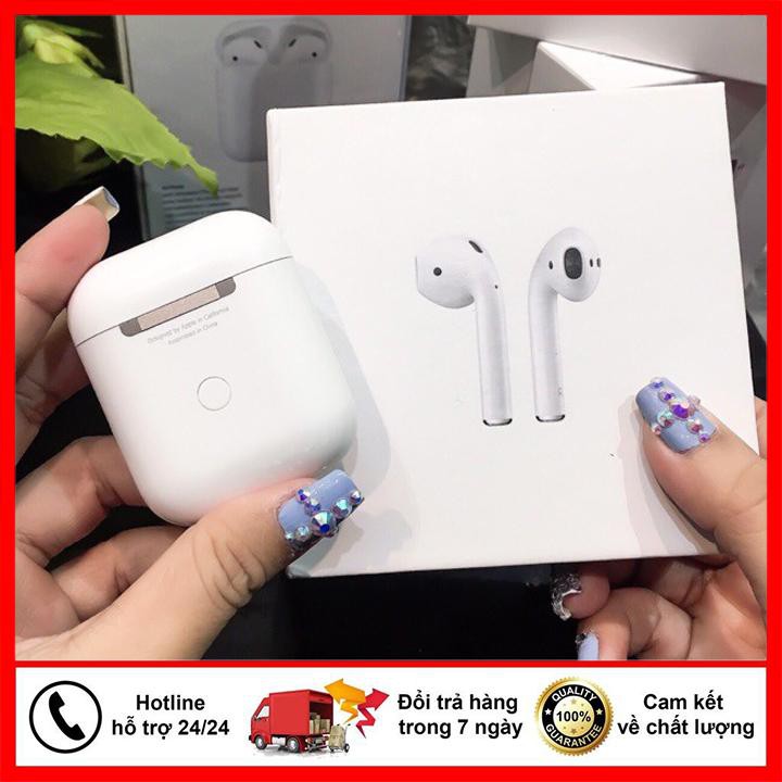 [AIRPODS 2]Tai nghe Bluetooth Phiên Bản Cao Cấp Nhất - Dùng cả IOS và Android BAỎ HÀNH 1 ĐỔI 1