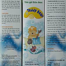 Tắm gội thảo dược Teddy Bear cho bé từ 0 tuổi - Phòng rôm sảy, cưt trâu, chân tay miệng...