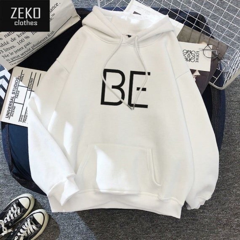 áo hoodie nỉ bông BE cho nam nữ