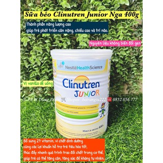 Sữa béo Clinutren Junior Nga 400g