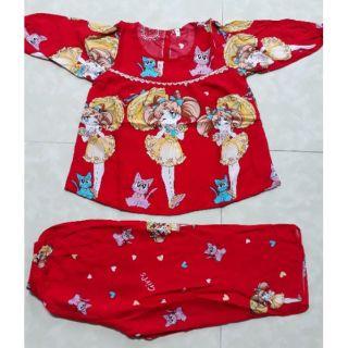 Bộ Tole quần dài tay dài size 8 cho bé 17-18kg