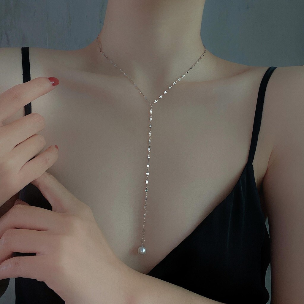 Vòng cổ đính hạt ngọc trai nhân tạo xinh xắn thời trang C216