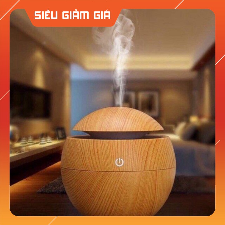 Máy xông tinh dầu vân gỗ .MÁY TRÒN. làm cái để phòng riêng , cái để phòng khách quá oke ‼️‼️