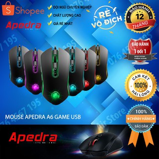 Chuột chuyên game apedra a6 - hàng chính hãng - hàng chính hãng