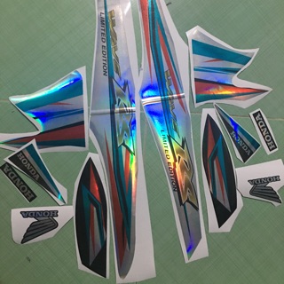 Wave alpha crom 2006-2020 bạc xanh đỏ