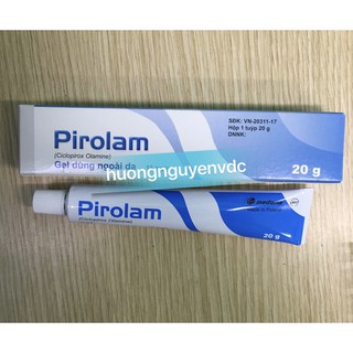 Gel dùng ngoài da - pirolam 20g