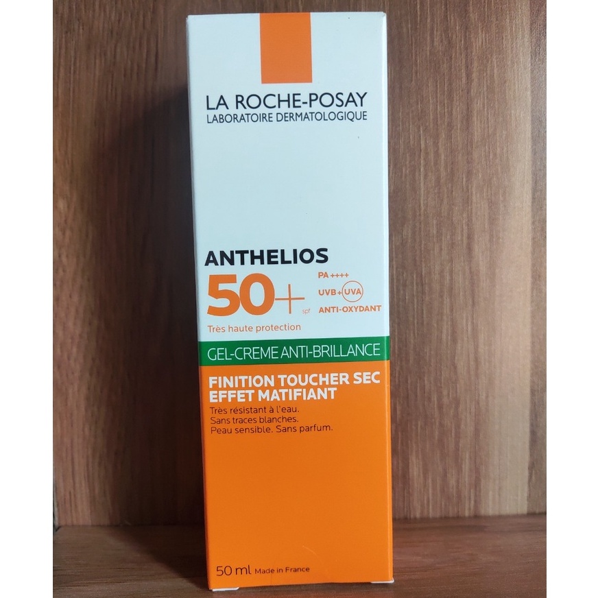 (Auth)Kem chống nắng không màu kiểm soát dầu La Roche-Posay Anthelios XL Dry Touch Gel-Cream SPF 50+ UVB & UVA 15ml và 5