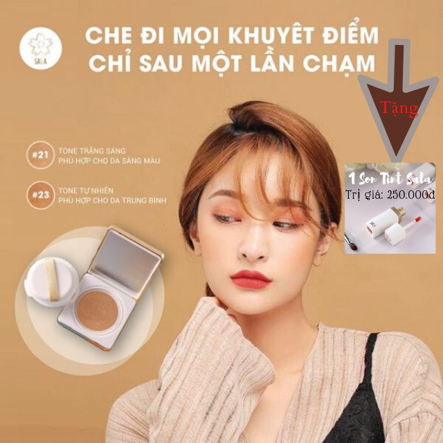 Phấn nước Sala che khuyết điểm chỉ sau một lần chạm | BigBuy360 - bigbuy360.vn
