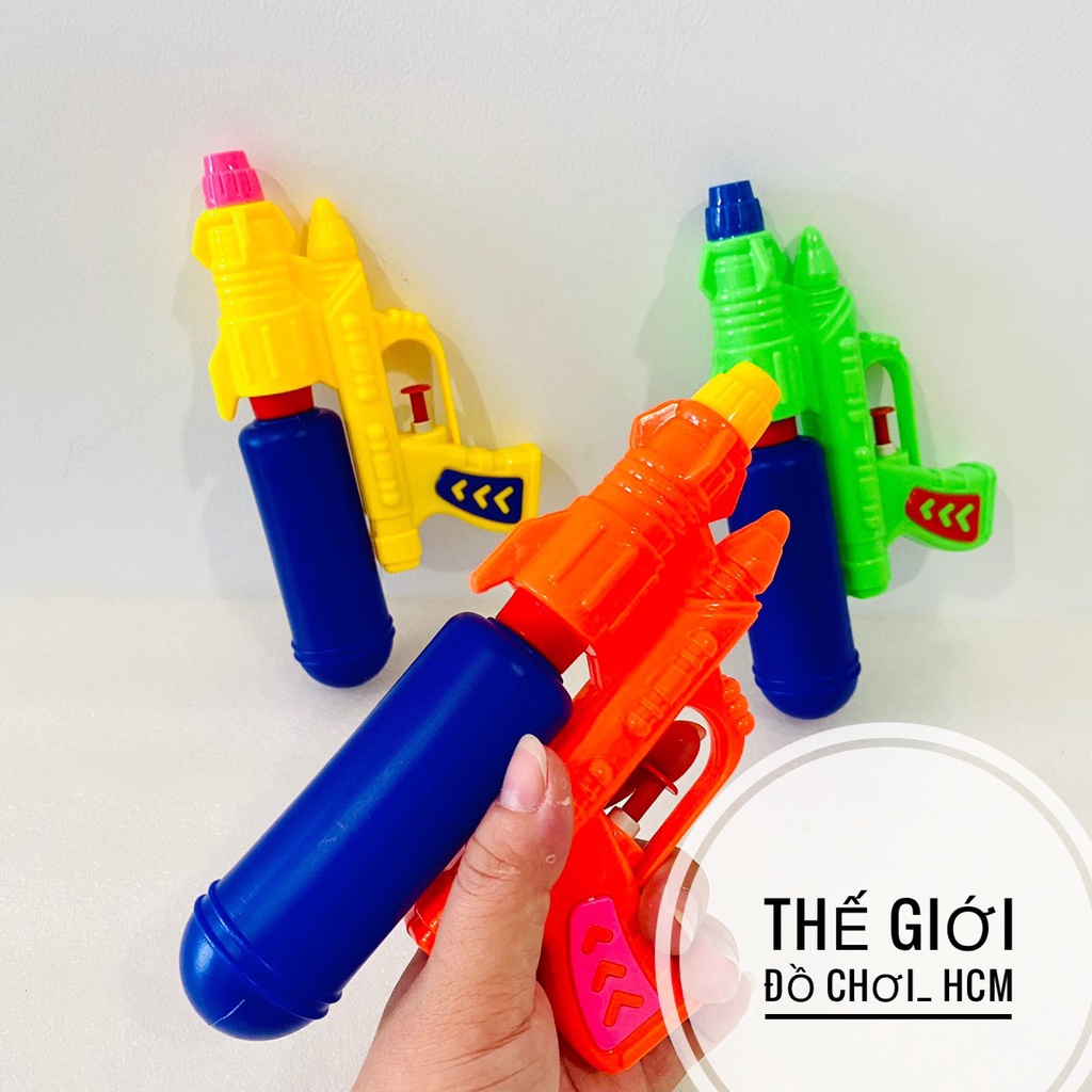 [MỚI- ZIZE 20 CM] Đồ chơi trẻ em súng bắn nước mini dễ thương dành cho bé đi bơi, tắm biển, phun nước