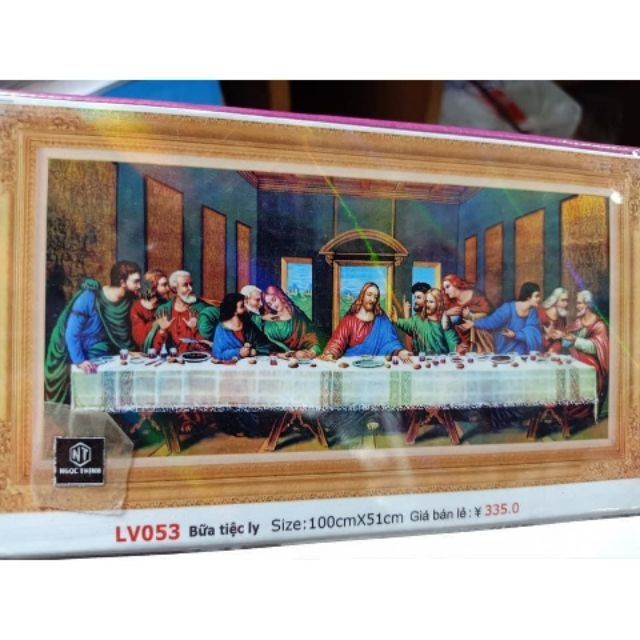 Tranh đính đá bữa tiệc ly LV053