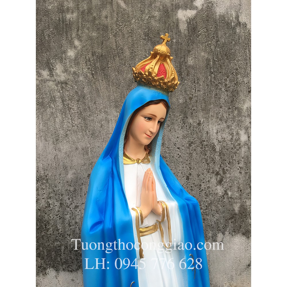 Tượng Đức Mẹ Fatima 1m Composite cao cấp