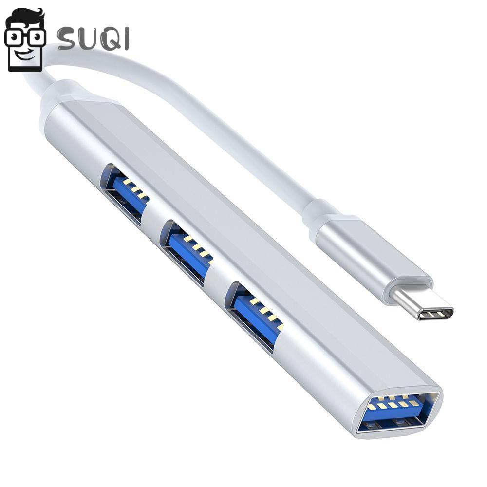 Bộ Chia Cổng Type-C Sang USB 3.0 4 Cổng OTG Cho Laptop Vỏ Hợp Kim Nhôm Cứng Nhiều Màu Sắc