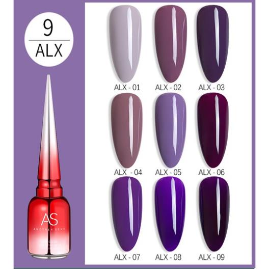 Sơn Gel AS vỏ đỏ Mã ALX( Cam Kết Chính Hãng - làm khô sơn gel bằng máy hơ uvled )