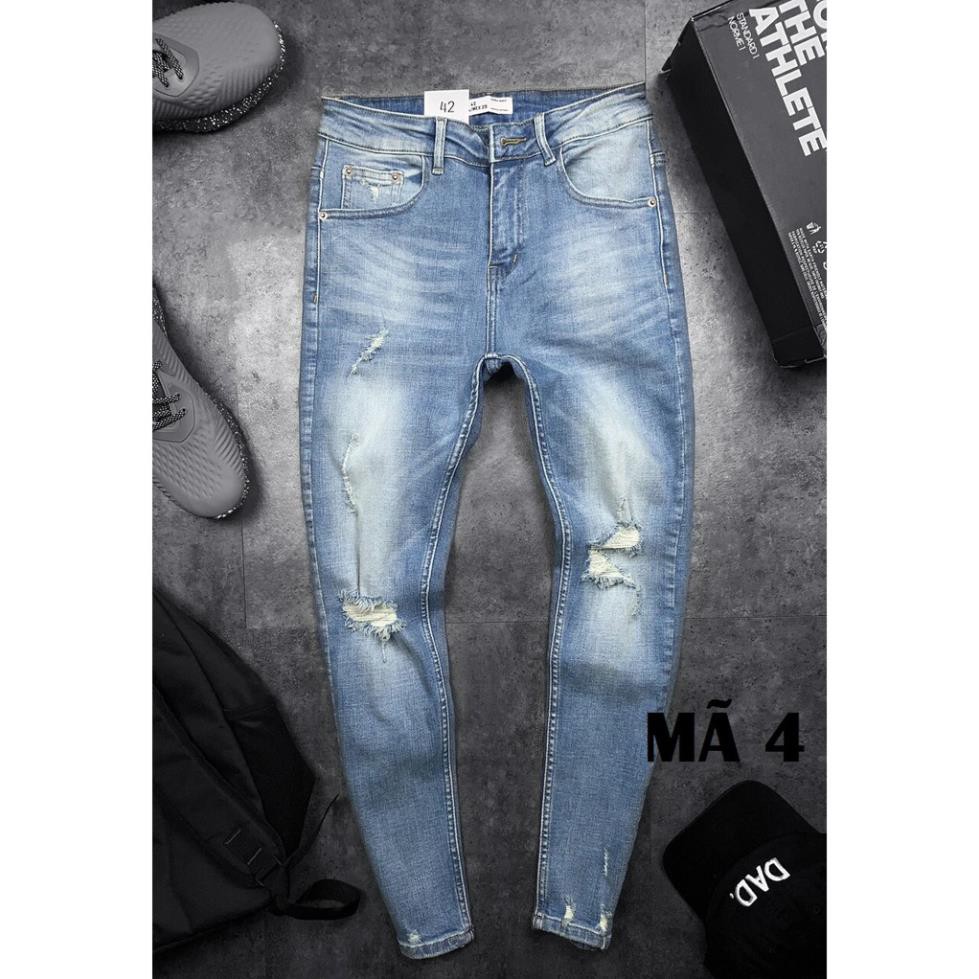 New (VNXK - FREESHIP - HÌNH THẬT) QUẦN JEAN NAM ZARA RÁCH -aj224 ཉ ' ¹