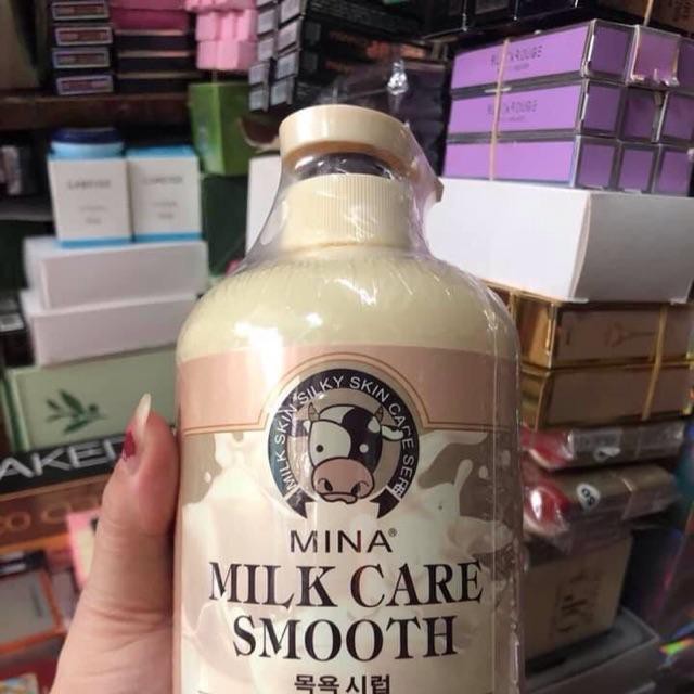 Sữa Tắm Con Bò MINA MILK CARE SMMOOTH