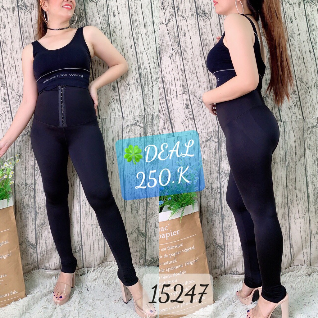 SALE 15247 Quần BIG SIZE legging Cài Nút