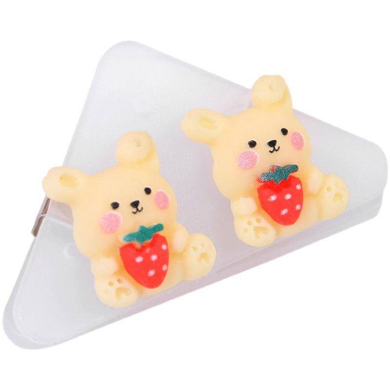 ⭐ iLado ⭐ 【4 PCS】 Kẹp tài liệu mini Tam giác kẹp giữ Kẹp Bướm kẹp nhựa Văn phòng phẩm trong suốt màu đặc Học Sinh kẹp giấy đồ dùng học tập Acrylic Tiện Dụng Cho Học Sinh cho trường học văn phòng dễ thương