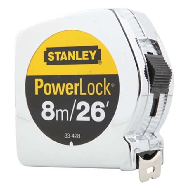 Thước kéo power lock stanley 8m x 25mm 33428-8