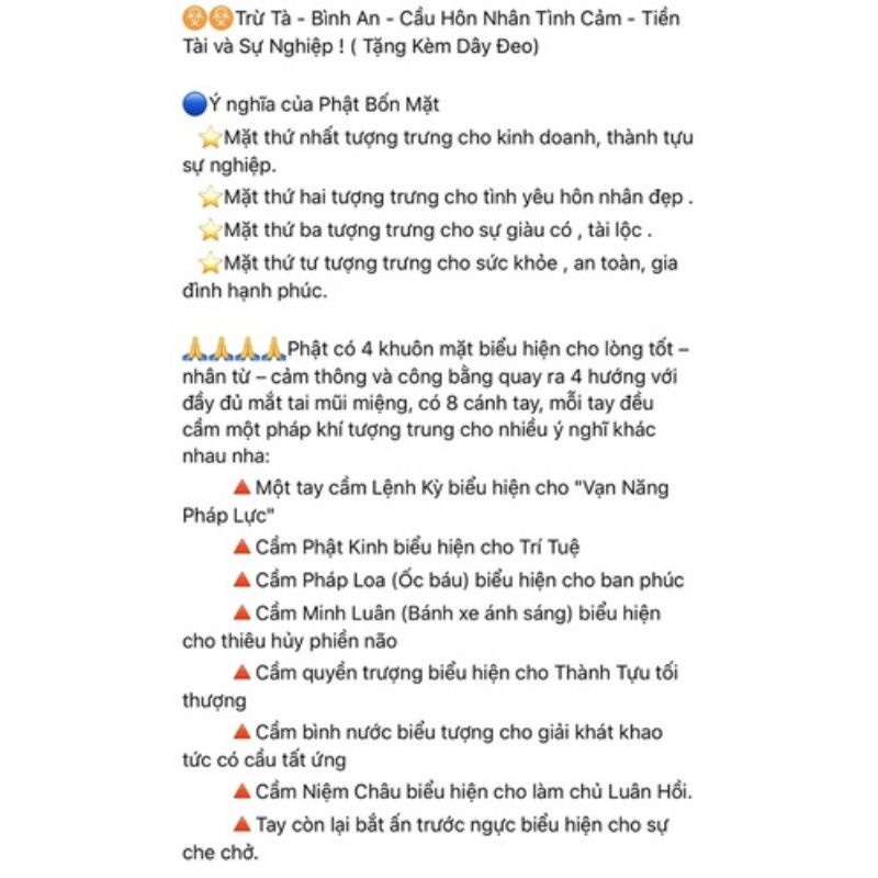 Mặt Dây Chuyền Kèm Dây Thần Tứ Diện Thái Lan