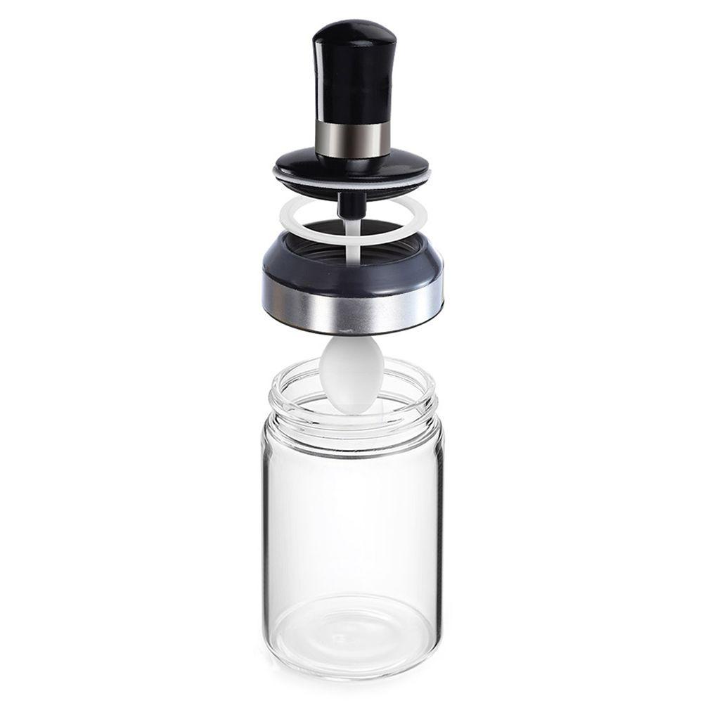 Hũ Đựng Gia Vị Bằng Thủy Tinh Kèm Muỗng Thiết Kế Tinh Tế Tiện