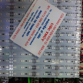 5 thanh led 5730 1 hàng màu