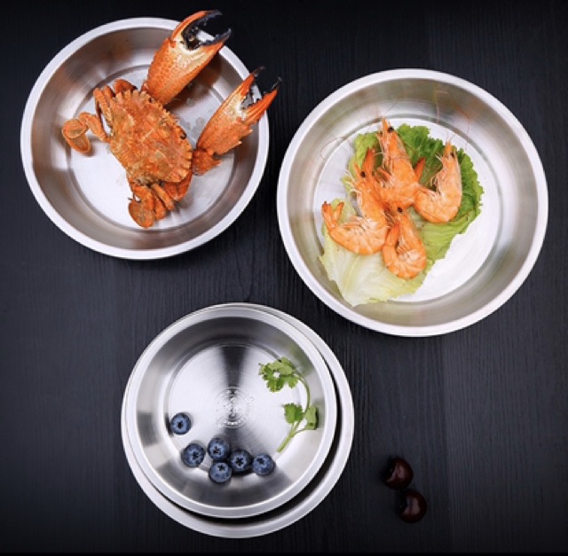 Dĩa inox 304 - SSGP (Size 18,20,22,24)