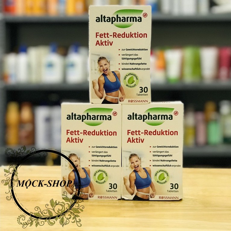 VIÊN UỐNG GIẢM CÂN, GIẢM MỠ ALTPHARMA FET REDUKTION AKTIV CỦA ĐỨC
