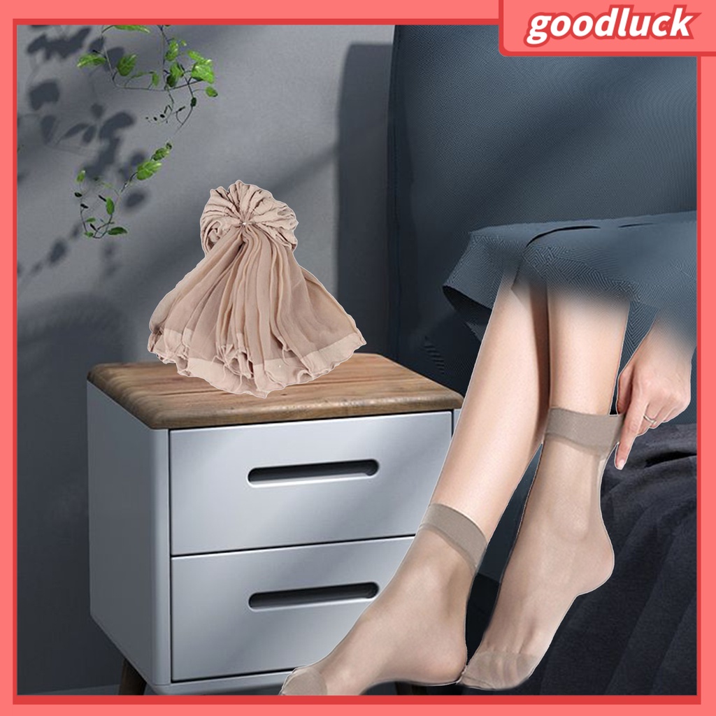 10 Đôi Tất Chân Co Dãn Thoáng Khí Gợi Cảm Cho Nữ