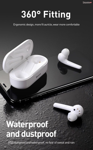 Tai nghe không dây cảm ứng Baseus Encok True Wireless Earphones W07