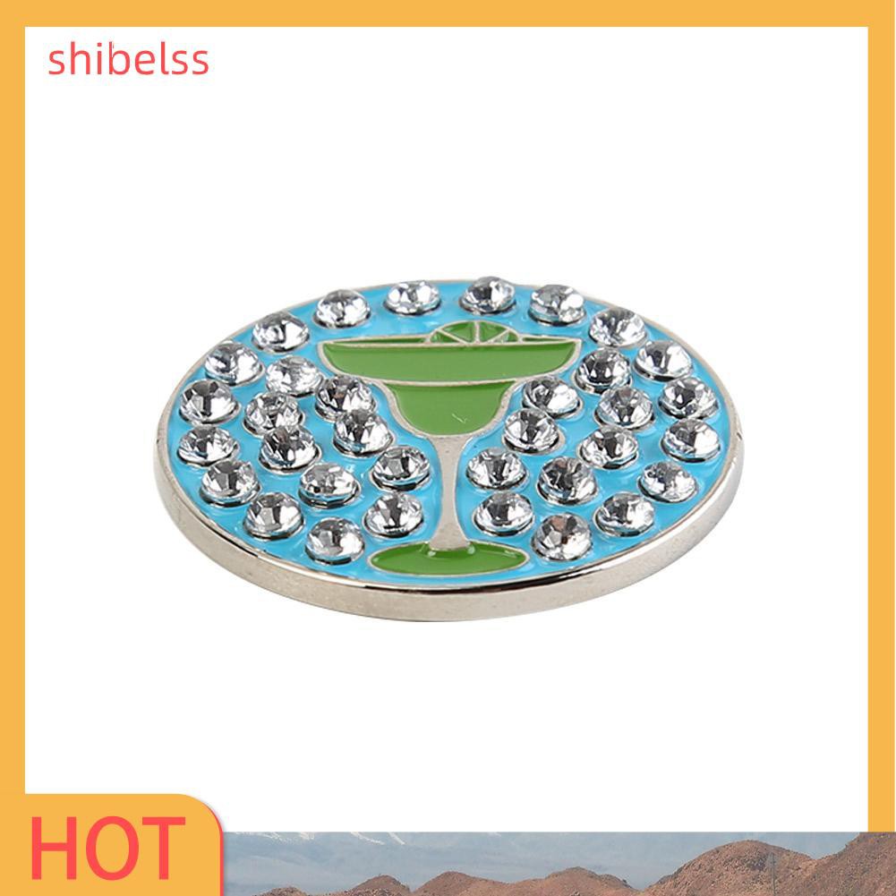 （ʚshibelss）Golf Ball Marker Iron+ABS Outdoor Golf Marker Ball Position Accessories