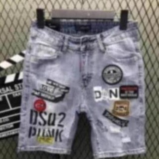 Quần short jean thêu hình cao cấp 140