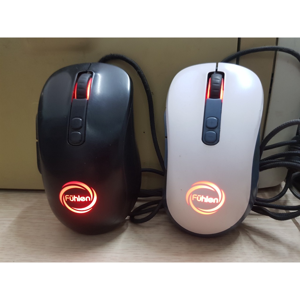 Chuột Game fuhlen Co300s cũ dùng tốt Led RGB - Chuột fulen Co300s  chơi game cổng USB