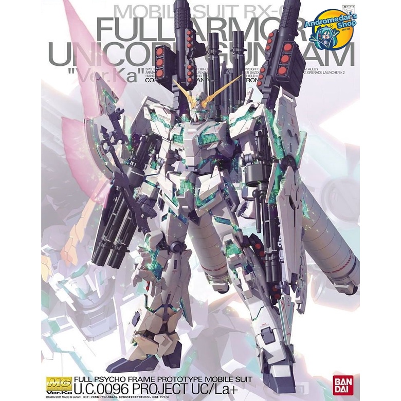 [Bandai] Mô hình lắp ráp RX-0 Full Armor Unicorn Gundam Ver.Ka (MG) (Gundam Model Kits)