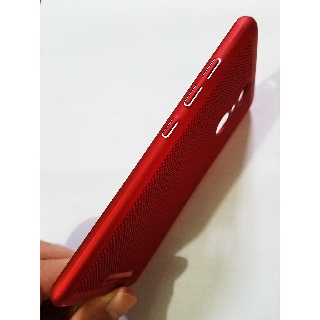Ốp lưng lưới tản nhiệt Xiaomi Redmi Note 3 (Đỏ)