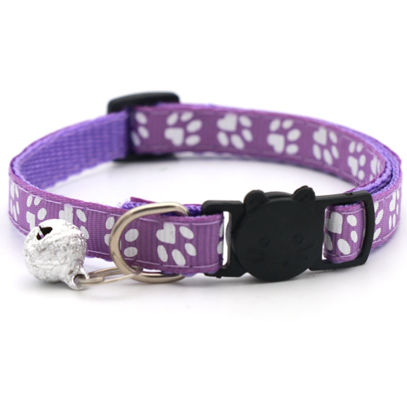 1 Vòng Cổ Hình Dấu Chân Thú Cưng Hoạt Hình Nhiều Màu Tùy Chỉnh 27Pets