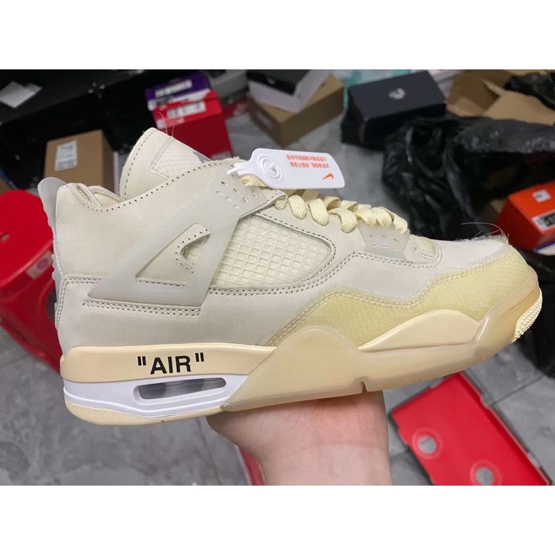 giày AIR JORDAN 4 OFF WHITE SAIL | Bản cao cấp