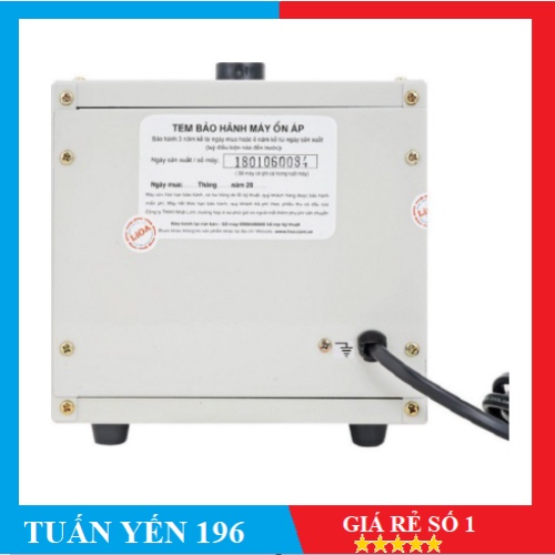 ỔN ÁP LIOA 0.5KVA DRI 500 ,BIẾN THẾ 220V XUỐNG 110V LIOA DẢI ĐIỆN 90V-250V-  Hàng Chính Hãng