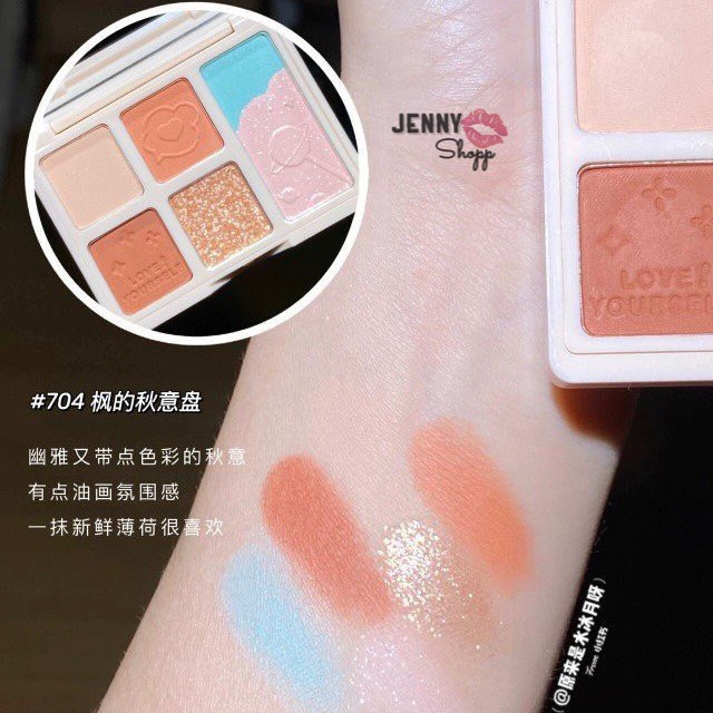 Bảng Phấn Mắt 6 Ô Gogo Tales Bubble Candy Ball Eyeshadow Palette