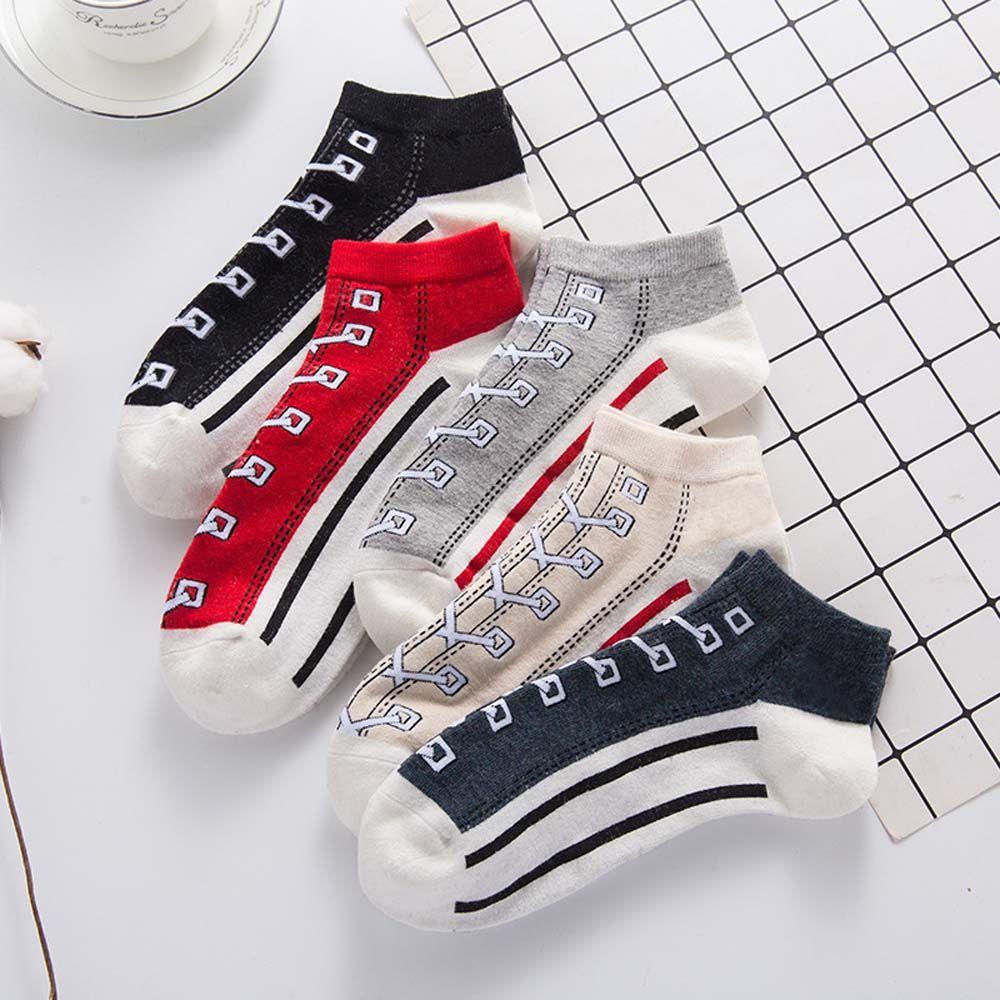 Vớ Cotton Cổ Thấp Thoải Mái Phong Cách Hip Hop Dễ Thương