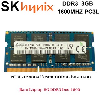 Ram Laptop Hynix 8G DDR3 1600MHZ PC3L - 12800S