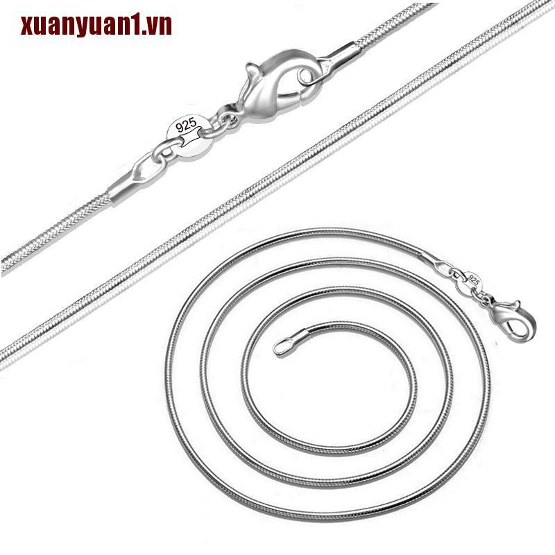 Dây Chuyền Bạc Dài 16-28inch (40-80cm) (XUANYUAN1)