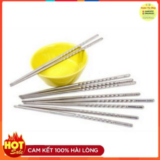Combo 25 đôi đũa inox (5 vỉ)