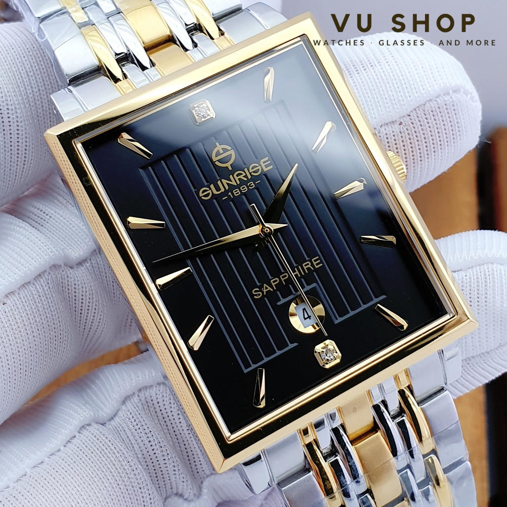 Đồng hồ đôi SUNRISE 1190SA - Kính Sapphire
