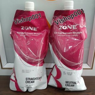 Bộ thuốc duỗi tóc Zone A & B full size 500mlx2