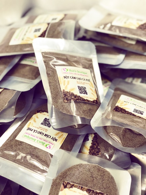100g Bột handmade Cám gạo cà phê hỗ trợ điều trị mụn cám, đóm nâu | BigBuy360 - bigbuy360.vn