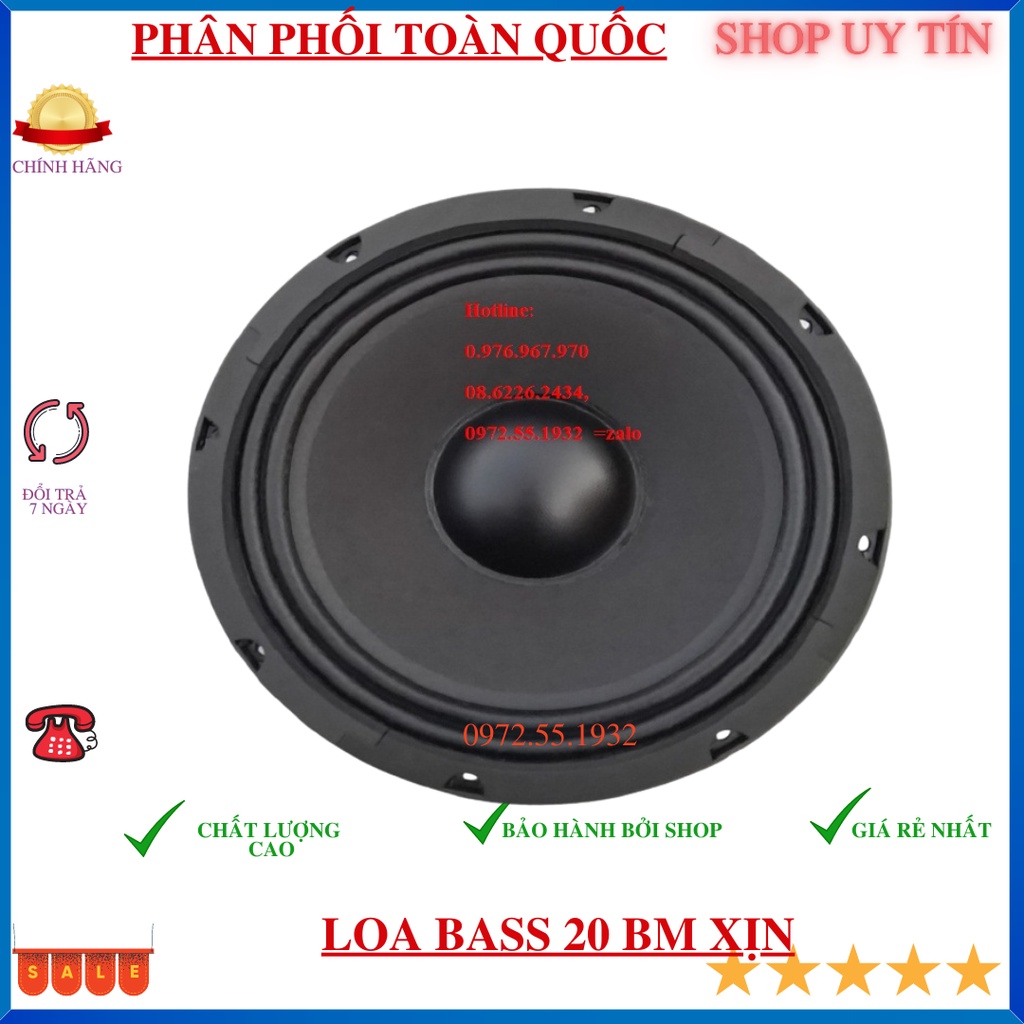 Loa bass rời -Loa bass 20 BM china hát karaoke cực đỉnh- - giá 2 chiếc - ĐIỆN TÍN AUDPO
