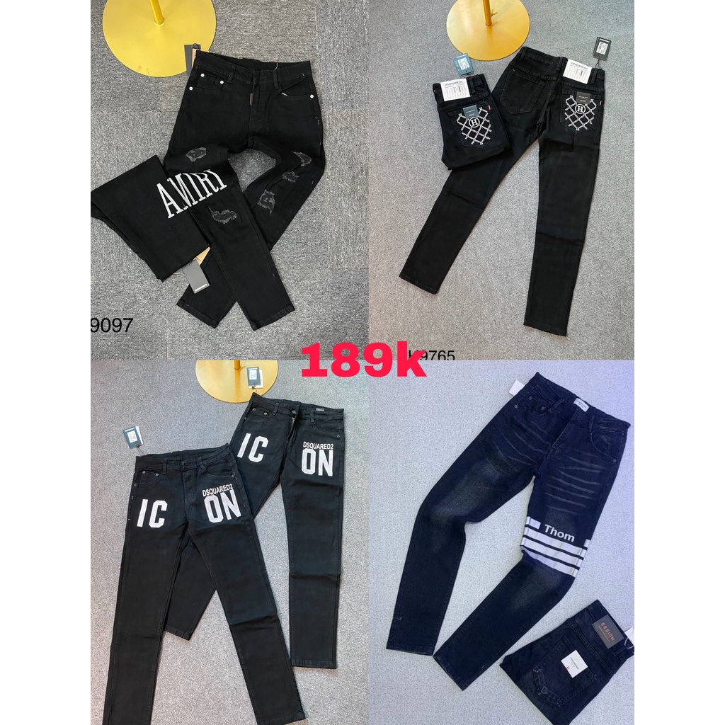 ₪﹉Quần Jean Nam , Amiri Icon Thom ( không đẹp lấy tiền)